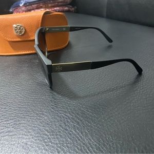 Tory Burch Matte Black Round Sunglasses TY9044